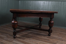 Load image into Gallery viewer, English Oak Drawleaf Table c.1900