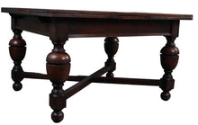 Load image into Gallery viewer, English Oak Drawleaf Table c.1900