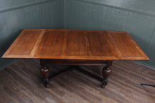 Load image into Gallery viewer, English Oak Drawleaf Table c.1900