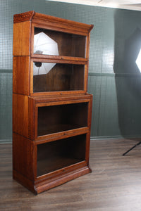 English Oak Stacking Bookcase c.1900