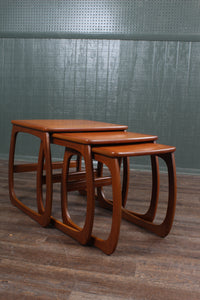 English Midcentury Teak Nest of Tables by Nathan c.1960
