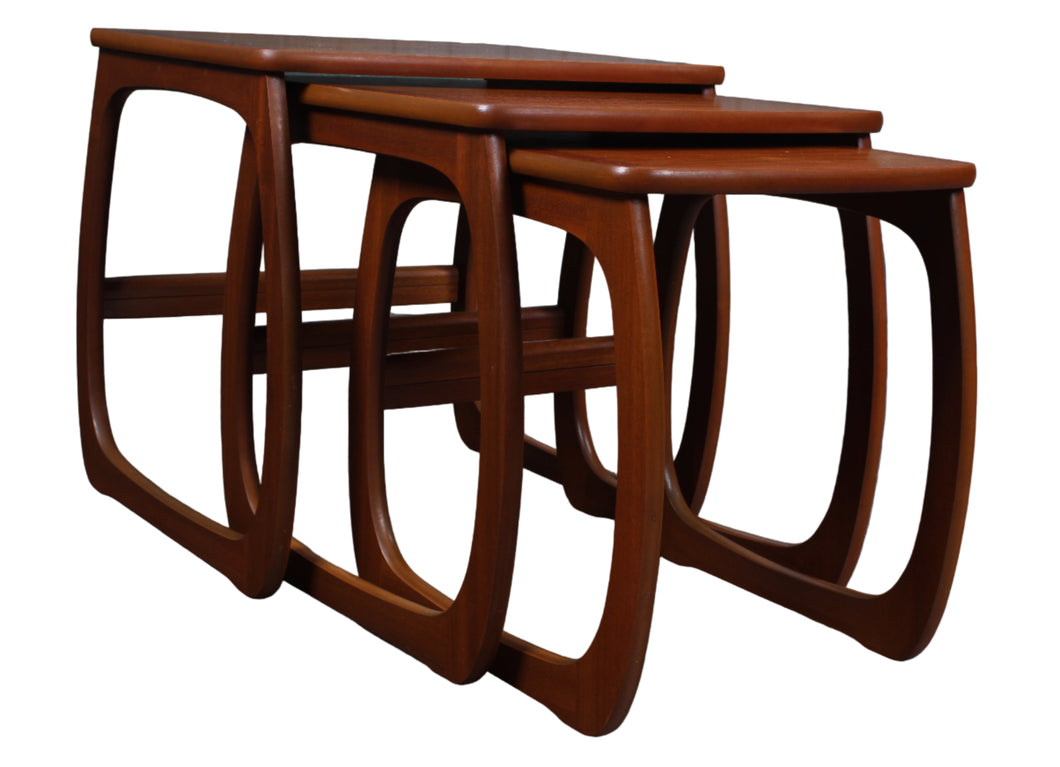 English Midcentury Teak Nest of Tables by Nathan c.1960