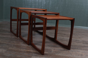Midcentury GPlan Quadrille Nest of Tables c.1960