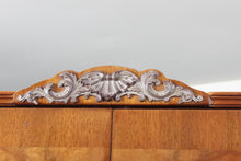 Load image into Gallery viewer, English Burl Walnut Gentlemans Wardrobe c.1940