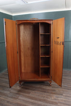 Load image into Gallery viewer, English Burl Walnut Gentlemans Wardrobe c.1940