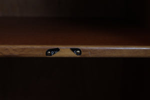 English Burl Walnut Gentlemans Wardrobe c.1940