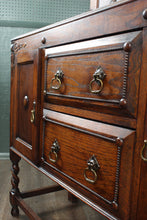Load image into Gallery viewer, English Oak Sideboard c.1900