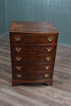 Load image into Gallery viewer, Petite English Burl Walnut Chest c.1900