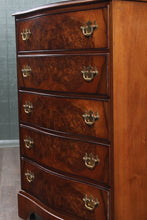 Load image into Gallery viewer, Petite English Burl Walnut Chest c.1900