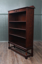 Load image into Gallery viewer, English Oak Bookcase c.1900
