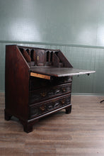 Load image into Gallery viewer, English Carved Oak Bureau c.1780