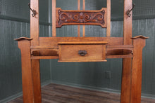 Load image into Gallery viewer, English Oak Art Nouveau Hallstand c.1900