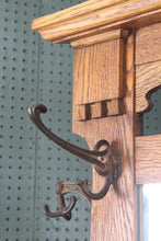 Load image into Gallery viewer, English Oak Art Nouveau Hallstand c.1900