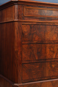 French Burl Walnut Commode c.1850