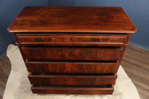 French Burl Walnut Commode c.1850