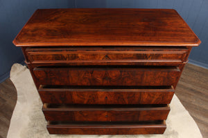 French Burl Walnut Commode c.1850