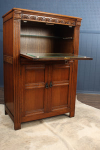 English Oak Cocktail Cabinet c.1940