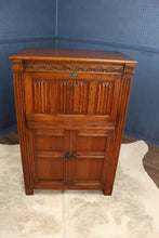 Load image into Gallery viewer, English Oak Cocktail Cabinet c.1940