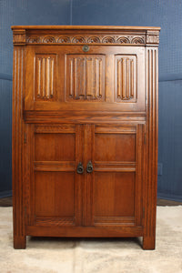 English Oak Cocktail Cabinet c.1940