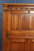 Load image into Gallery viewer, English Oak Cocktail Cabinet c.1940