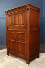 Load image into Gallery viewer, English Oak Cocktail Cabinet c.1940