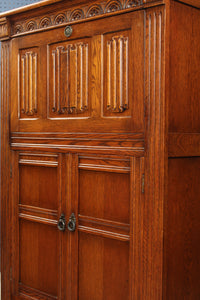 English Oak Cocktail Cabinet c.1940