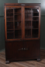 Load image into Gallery viewer, English Oak Bookcase with dedication plaque