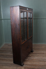 Load image into Gallery viewer, English Oak Bookcase with dedication plaque