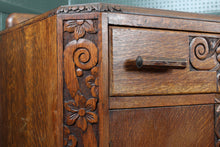 Load image into Gallery viewer, English Oak Art Deco Sideboard c.1930