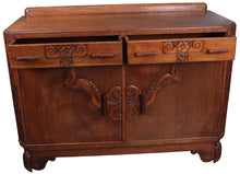 Load image into Gallery viewer, English Oak Art Deco Sideboard c.1930