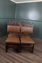 Load image into Gallery viewer, English Oak Chairs set of 6