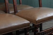 Load image into Gallery viewer, English Oak Chairs set of 6