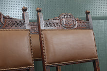 Load image into Gallery viewer, English Oak Chairs set of 6