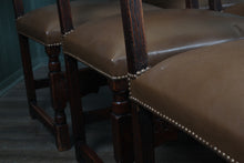 Load image into Gallery viewer, English Oak Chairs set of 6