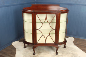 English Mahogany Display Cabinet c.1910