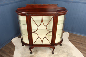 English Mahogany Display Cabinet c.1910