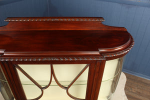 English Mahogany Display Cabinet c.1910