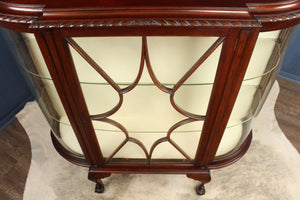 English Mahogany Display Cabinet c.1910