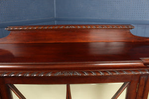 English Mahogany Display Cabinet c.1910