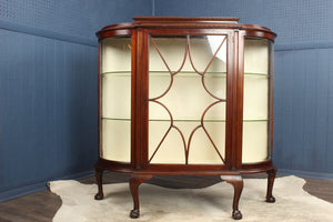 English Mahogany Display Cabinet c.1910