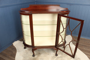 English Mahogany Display Cabinet c.1910