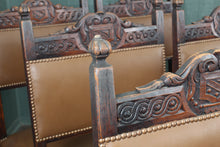 Load image into Gallery viewer, English Oak Chairs set of 6