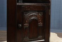 Load image into Gallery viewer, English Oak Corner Cabinet