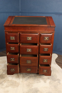 English Mahogany Desk c.1910