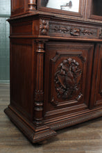 Load image into Gallery viewer, Carved French Oak Hunt Board c.1880