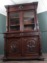 Load image into Gallery viewer, Carved French Oak Hunt Board c.1880