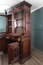 Load image into Gallery viewer, Carved French Oak Hunt Board c.1880