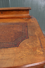 Load image into Gallery viewer, English Walnut Inlaid Davenport c.1880