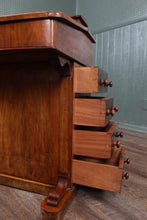Load image into Gallery viewer, English Walnut Inlaid Davenport c.1880