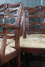 Load image into Gallery viewer, English Mahogany Chairs set of 8